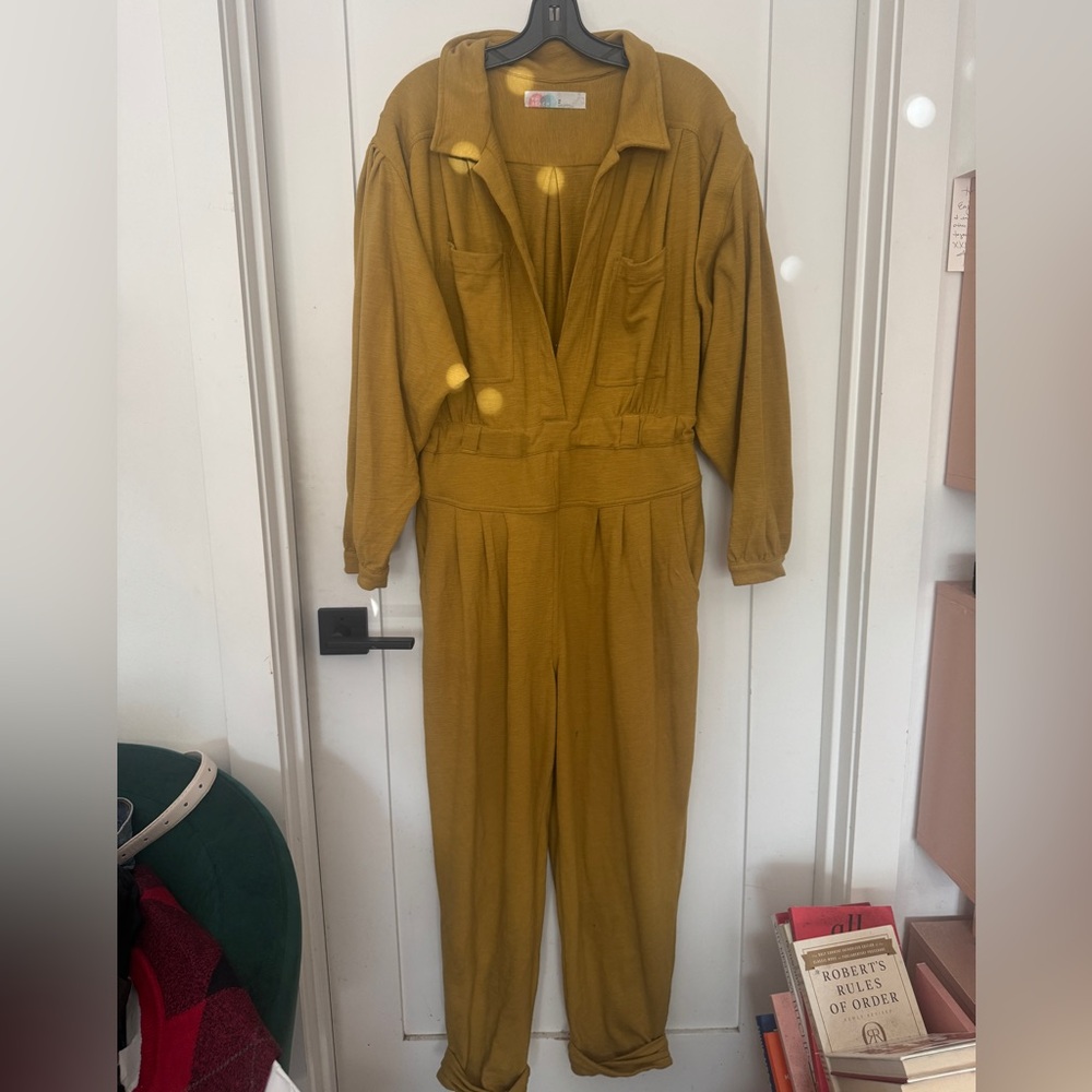 Elegant Mustard Jumpsuit